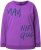 Ulla Popken Magnifique Split Style Sweatshirt Purple - Sweatshirts & hoodies - 