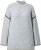 Ulla Popken Decorative Seam Sweater Light Grey Melange - Sweatshirts & hoodies - 