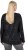 Ulla Popken Metallic Print Extra Soft Christmas Sweatshirt Black - Sweatshirts & hoodies - 