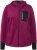 Ulla Popken HYPRAR Zip Front Hooded Stretch Sweatshirt Blackberry - Sweatshirts & hoodies - 