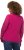 Ulla Popken Shaker Stitch Cropped Gathered Sweater Fuchsia Pink - Sweatshirts & hoodies - 