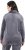 Ulla Popken Velour Loungewear Jacket Dark Grey - Sweatshirts & hoodies - 
