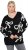 Ulla Popken Glitter Bow Sweater Black - Sweatshirts & hoodies - 