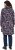 Ulla Popken Floral Stand-Up Collar Flounce Panel Sweatshirt Black - Sweatshirts & hoodies - 