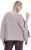 Ulla Popken Brushstroke Knit Poncho Beige - Sweatshirts & hoodies - 