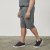 North Latitude 61334 Short En Molleton Vert Poussiéreux Foncé - Pantalons/shorts de survêtement - Survêtement/jogging grandes tailles