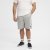 North Latitude Ottoman Sweatshorts Mid Grey - Pantalons/shorts de survêtement - Survêtement/jogging grandes tailles