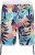 Kam Jeans 3018 Panelled Floral Swimshorts Navy - Maillots de bain - Maillots/Shorts de bain Grande Taille pour Hommes 