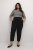 Kaffe Curve Merla Pantalon Noir profond - Jeans & Pantalons Femme Grandes Tailles – Plus Size - 