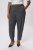 Kaffe Curve Merla Pantalon Dark Grey Melange - Jeans & Pantalons Femme Grandes Tailles – Plus Size - 