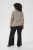 Kaffe Curve Lizzy Pull rayé Beige/Noir - T-shirts imprimés pour femme - 