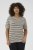 Kaffe Curve Lizzy Pull rayé Beige/Noir - T-shirts imprimés pour femme - 