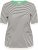 Kaffe Curve Lizzy Knit T-Shirt Chalk/Black Fine Stripe - T-shirts - 