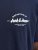 Jack & Jones Brandon T-Shirt Blue - T-shirts - T-shirts Homme Grande Taille