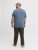 Jack & Jones Edenver T-Shirt Blue - T-shirts - T-shirts Homme Grande Taille