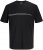 Jack & Jones Cofusion T-Shirt Black - T-shirts - T-shirts Homme Grande Taille