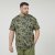 North Latitude 61123 T-Shirt Imprimé All Over Vert Olive - T-shirts - T-shirts Homme Grande Taille