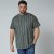 North Latitude 61319 T-Shirt Rayé Vert Poussière Foncé - T-shirts - T-shirts Homme Grande Taille
