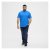 North Latitude T-Shirt O-Neck Cobolt Blue - T-shirts - T-shirts Homme Grande Taille