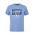 North Latitude Denim Printed Logo T-Shirt Dusty Blue - T-shirts - T-shirts Homme Grande Taille