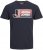 Jack & Jones Logan T-Shirt Navy - T-shirts - T-shirts Homme Grande Taille