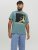 Jack & Jones Conrad T-Shirt Grey - T-shirts - T-shirts Homme Grande Taille