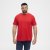 North Latitude T-Shirt O-Neck Red TALL - TALL T-shirts - T-Shirts pour Hommes Grands