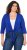 Ulla Popken Versatile Surplice Wrap Tie Hem Bolero Top Cobalt Blue - T-shirts - 