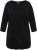 Ulla Popken Asymmetric Petal Cutouts A-line Fit Stretch Knit Top Black - T-shirts - 