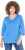 Ulla Popken Country Lettered 3/4 Sleeve Tee Teal Blue - T-shirts imprimés pour femme - 
