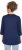 Ulla Popken Casual Mood Floral V-Neck Tee Navy - T-shirts - 