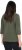 Ulla Popken Textured Lettering 3/4 Sleeve Tee Olive - T-shirts imprimés pour femme - 
