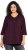 Ulla Popken Mixed Pattern Stripe 3/4 Sleeve Tee Black - T-shirts - 