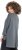 Ulla Popken 87 Applique Oversized Long Sleeve Tee Graphite Grey - T-shirts - 
