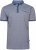 Kam Jeans 5525 Raised Dobby Fabric Polo with Tipping Indigo - Polos - Polos homme grande taille