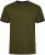 Kam Jeans 5781 Ringer Tee with Shoulder Tape Dark Olive - T-shirts - T-shirts Homme Grande Taille