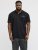 Jack & Jones College Logo Polo Short Sleeve Black - Polos - Polos homme grande taille