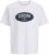 Jack & Jones Dover Denim O-Neck T-Shirt White - T-shirts - T-shirts Homme Grande Taille