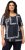 Ulla Popken Paisley A-Line Short Sleeve Tee Navy Blue - T-shirts imprimés pour femme - 