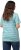 Ulla Popken Palm Tree Embroidered Tee Turquoise Green - T-shirts imprimés pour femme - 