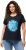 Ulla Popken BISOUS Short Sleeve Graphic Tee Navy Blue - T-shirts imprimés pour femme - 