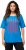 Ulla Popken LOVE Short Sleeve Graphic Tee Sapphire Blue - T-shirts imprimés pour femme - 