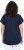 Ulla Popken Metallic Animal Cap Sleeve Graphic Tee Navy - T-shirts imprimés pour femme - 