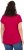 Ulla Popken Metallic Animal Cap Sleeve Graphic Tee Dark Raspberry - T-shirts imprimés pour femme - 