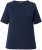 Ulla Popken TRUE Lettering Short Sleeve Tee Navy Blue - T-shirts imprimés pour femme - 