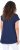 Ulla Popken Half-Sleeve A-line V-Neck Boat Pattern T-Shirt Ink Blue - T-shirts imprimés pour femme - 