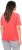 Ulla Popken Easy Short Sleeve Acid Wash Graphic Tee Light Red - T-shirts imprimés pour femme - 
