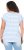 Ulla Popken Striped Short Sleeve Citrus Graphic Tee Light Blue - T-shirts imprimés pour femme - 