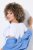 Ulla Popken Cross Stitch Short Sleeve Tee Snow White - T-shirts imprimés pour femme - T-shirts imprimés pour femme