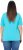 Ulla Popken Ride The Wave Short Sleeve V-Neck Graphic Tee Deep Aqua - T-shirts imprimés pour femme - 
